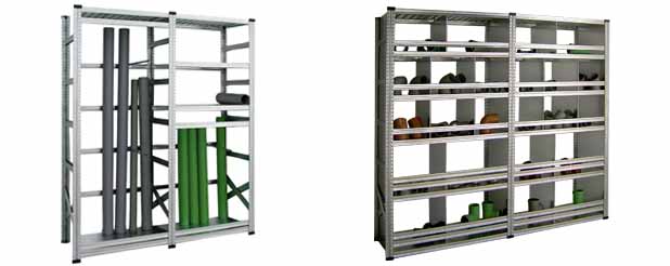 HT-Rohrregal und HT-Formstückregal Reifen und Felgenregale